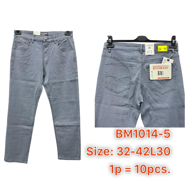 Spodnie męskie jeans Roz 32-42, 1 Kolor .Paczka 10 szt